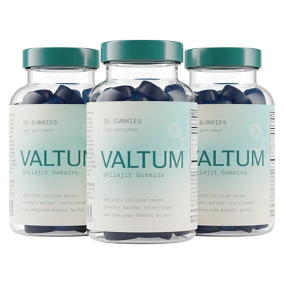 Three Valtum bottles